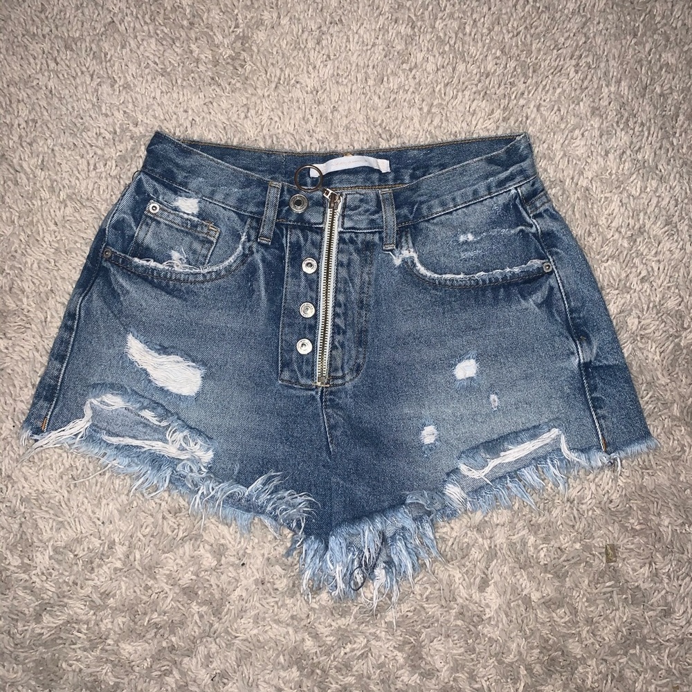 Zara high waisted shorts